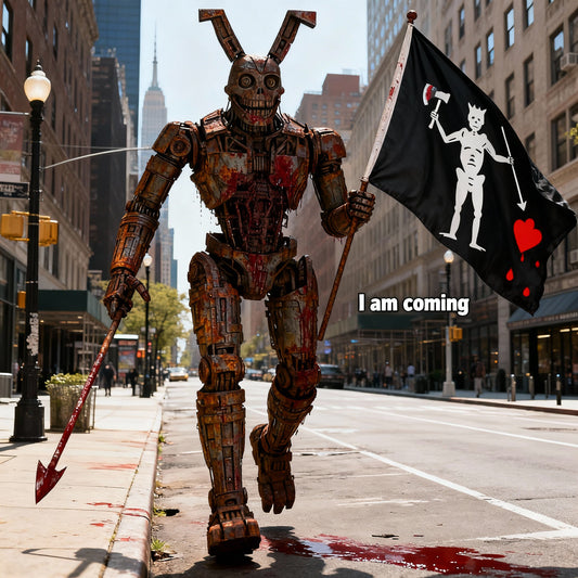 Edward Teach Pirate Flag - The Nosey Citra Animatronic's Beacon.