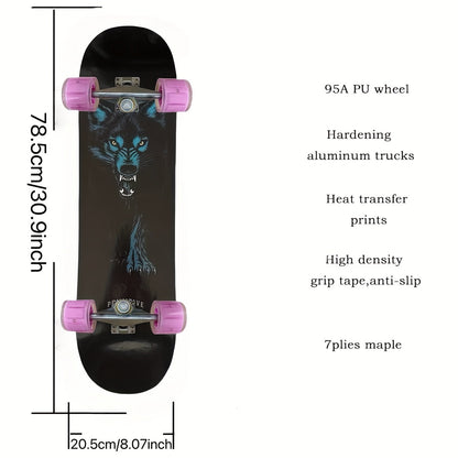 Stylisches Mädchen-Skateboard inspiriert von Lilly Stoephasius