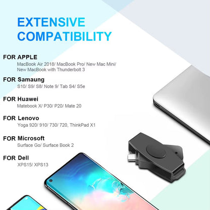 DNI España Mobile Smart Card Reader | Phone NFC eID | Android iOS Wireless Biometric