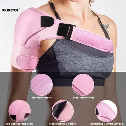 Supportive Shoulder Brace for Elderly Women – Relief for Thoracic Outlet Syndrome & Chronic Shoulder Pain
